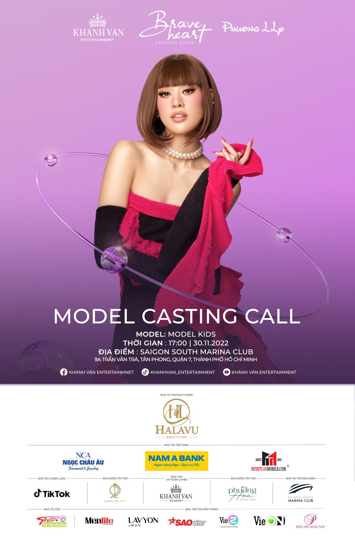 Hoa hậu Khánh Vân tổ chức Casting tuyển chọn người mẫu trình diễn cho Brave Heart Fashion Show 2022 Ảnh 3