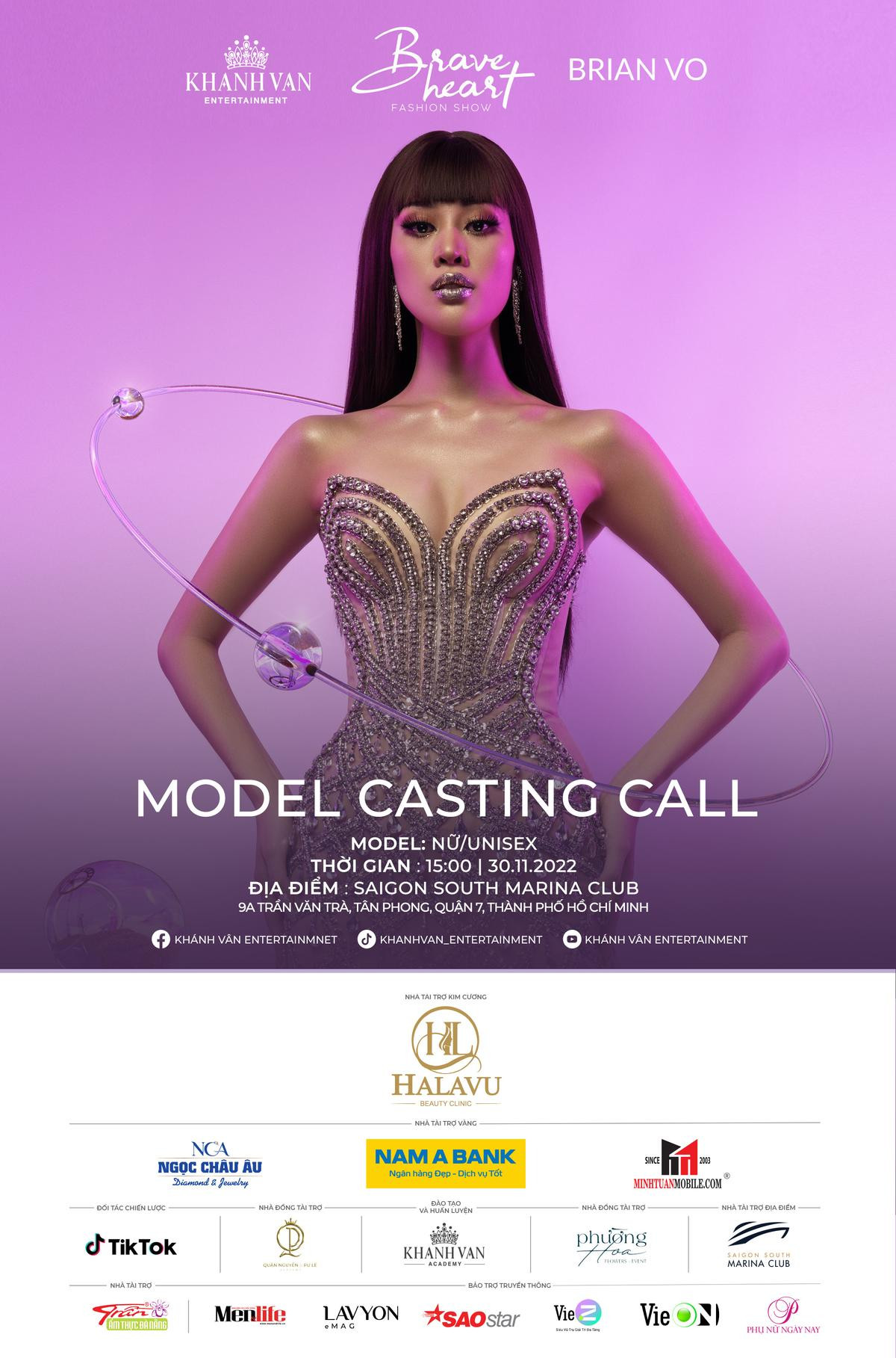 Hoa hậu Khánh Vân tổ chức Casting tuyển chọn người mẫu trình diễn cho Brave Heart Fashion Show 2022 Ảnh 5