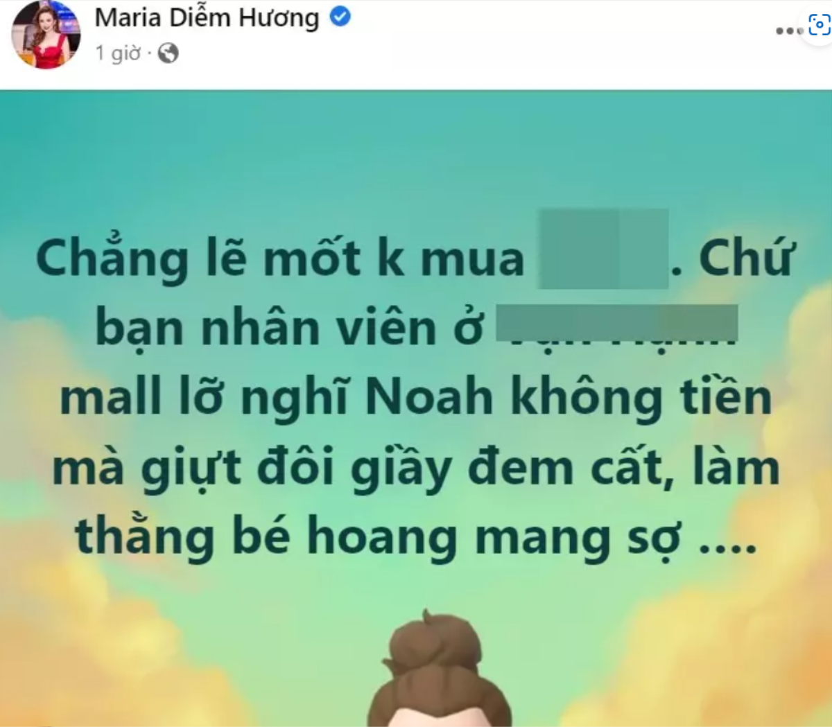 Một Hoa hậu bức xúc khi con trai bị xem thường tại nơi bán hàng hiệu Ảnh 1