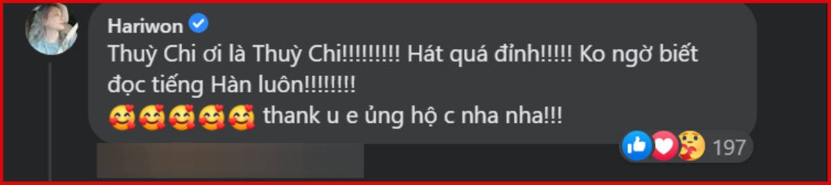 Thùy Chi hát 'Như anh đã mong chờ' 2 thứ tiếng, Hari Won trầm trồ: 'Không ngờ biết đọc tiếng Hàn luôn' Ảnh 2