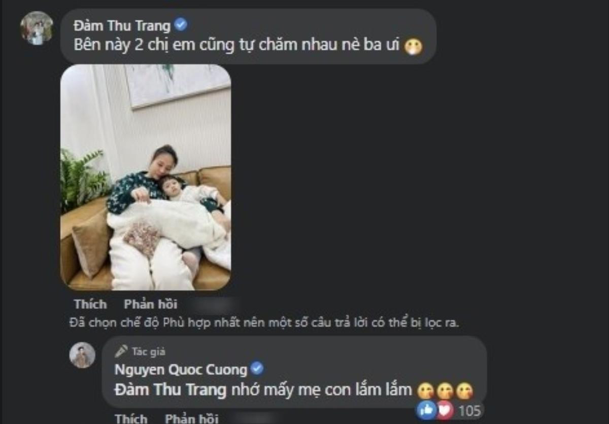 Chỉ một câu nói của Cường Đô La, netizens nghi ngờ Đàm Thu Trang đang mang thai lần 2 Ảnh 3