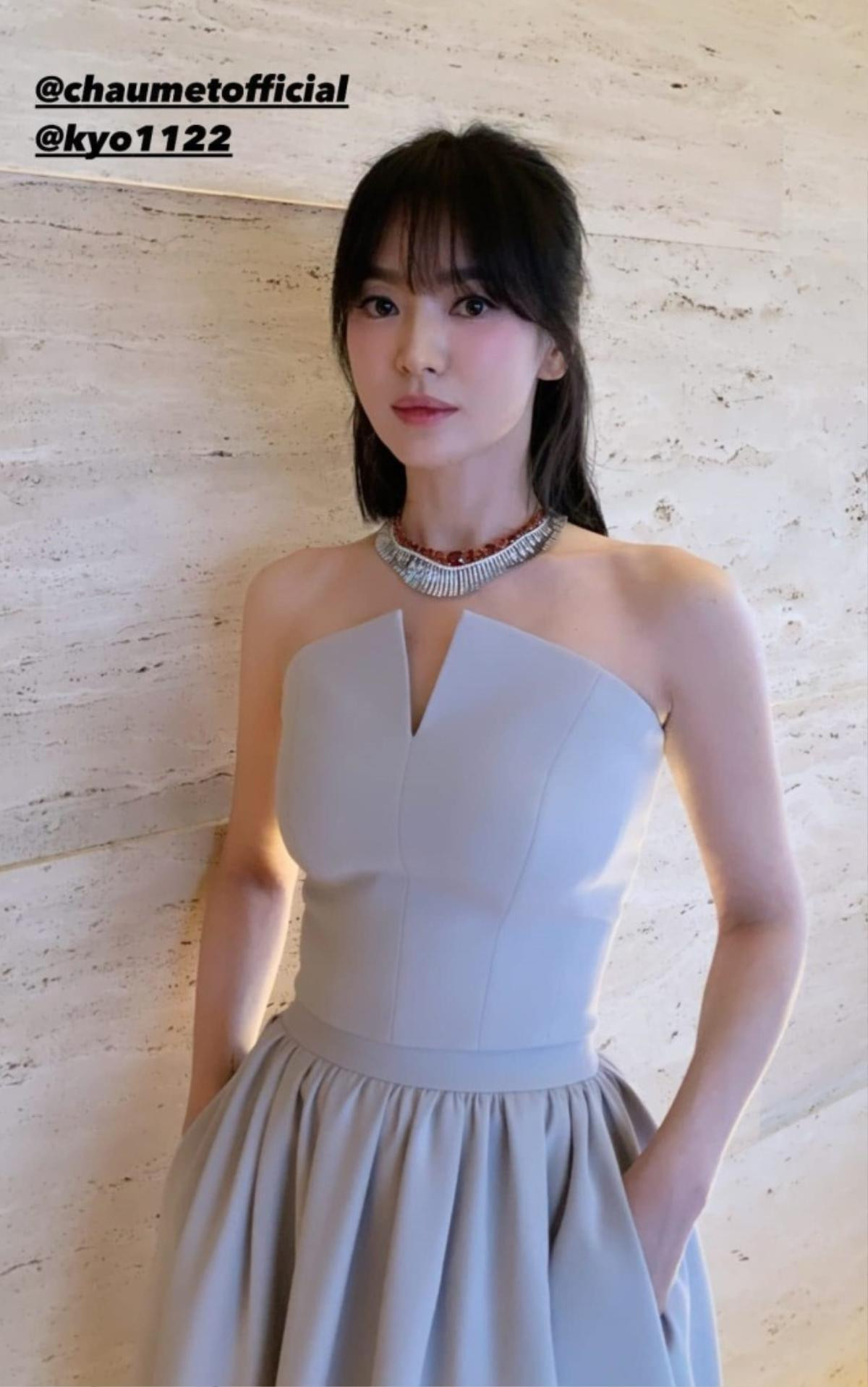 Song Hye Kyo bất ngờ xuất hiện với gương mặt cứng đờ, lộ dấu hiệu phẫu thuật thẩm mỹ? Ảnh 3