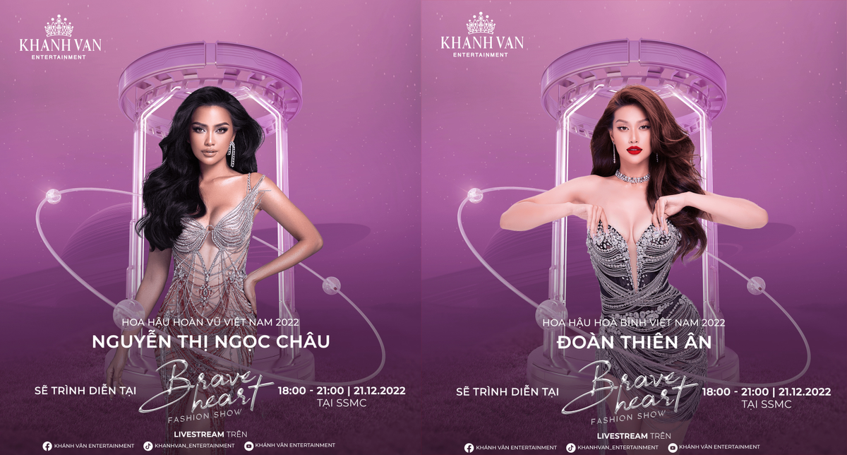 Ngọc Châu - Đoàn Thiên Ân góp mặt tại 'Brave Heart Fashion Show 2022' của Hoa hậu Khánh Vân Ảnh 2