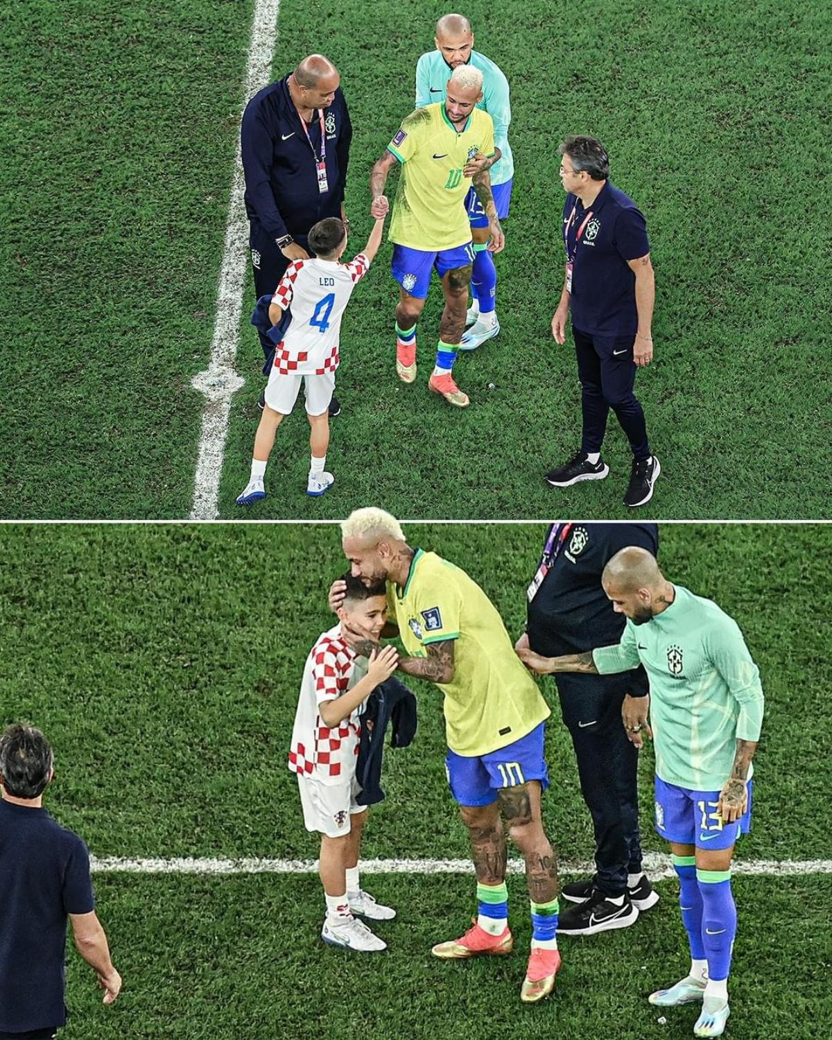 Khóc cạn nước mắt, Neymar vẫn có hành động đẹp trước con trai cầu thủ Croatia Ảnh 3