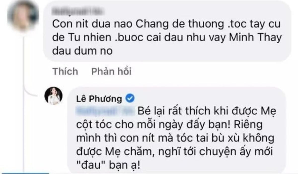 Bị nhận xét về việc làm đẹp cho con gái, Lê Phương có cách ứng xử tinh tế nhưng đầy thâm thúy Ảnh 2