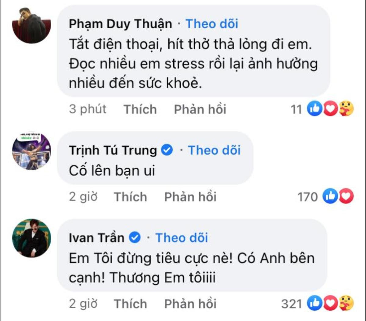 Dàn sao Việt động viên Nam Em giữa 'sóng gió' tình cảm Ảnh 3