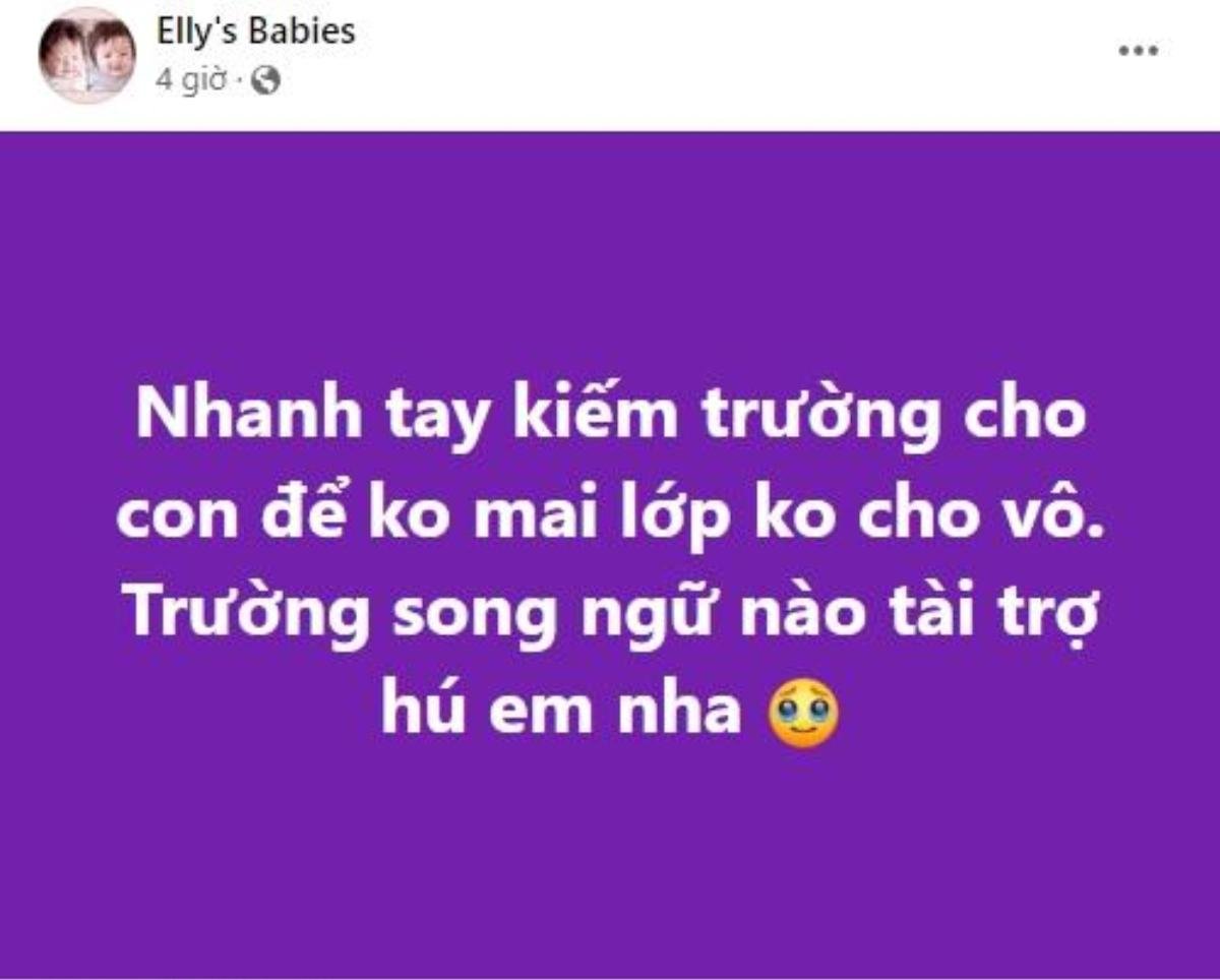 Bị chỉ trích khi đăng bài than con không có quần áo, phải xin tài trợ, Elly Trần lên tiếng thanh minh Ảnh 5