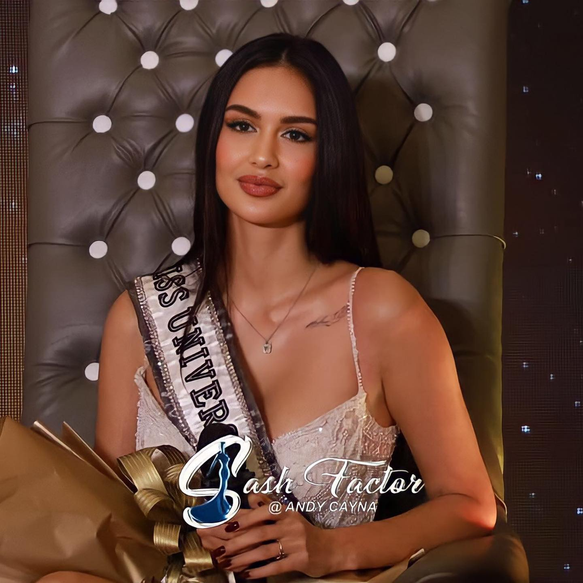 Đối thủ 'nghìn máu' của Ngọc Châu lên đường đến Miss Universe: Nhan sắc nhìn thôi cũng áp lực Ảnh 2