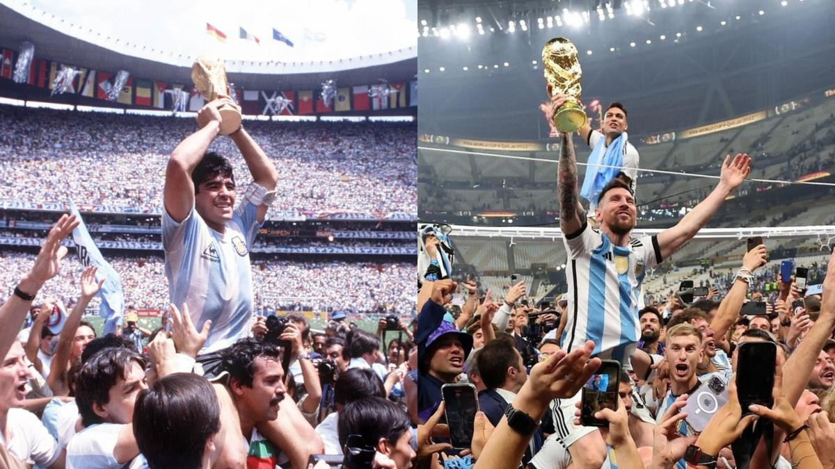 Messi được tôn vinh giống Diego Maradona Ảnh 1