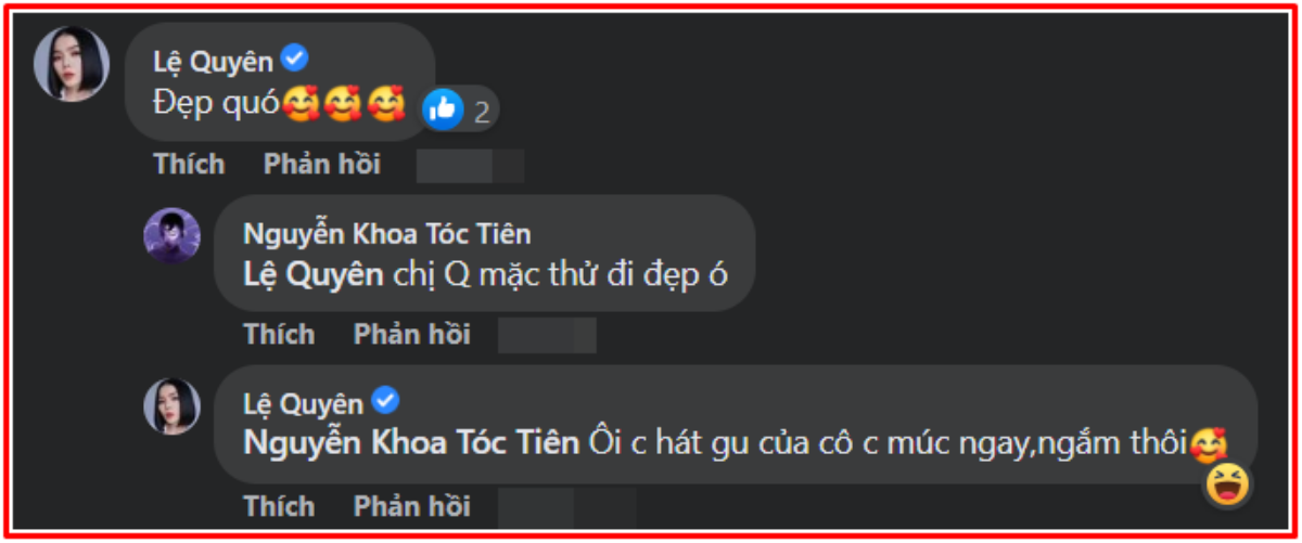 Lệ Quyên trầm trồ khi Tóc Tiên đi hát, nhưng vội ngậm ngùi khi được 'đàn em' đáp lời Ảnh 3