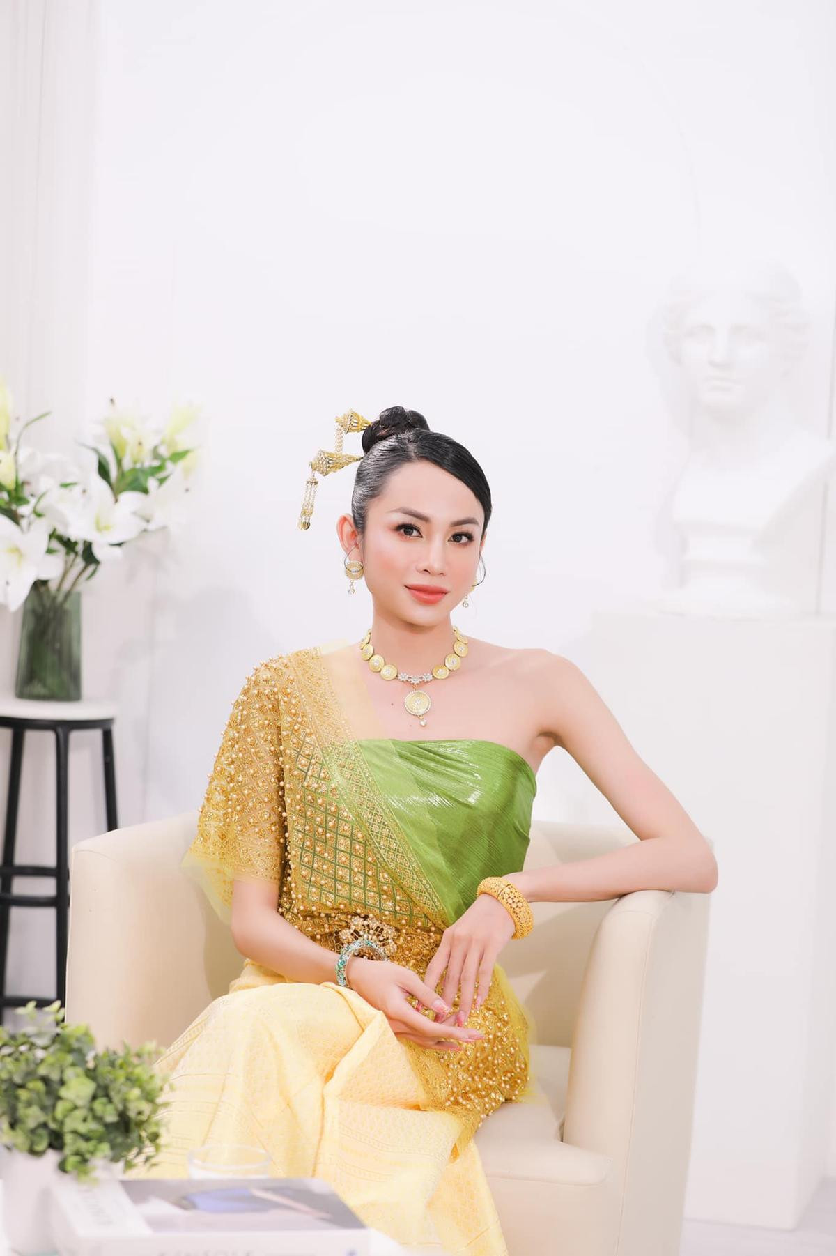 Lương Mỹ Kỳ đang làm gì giữa thông tin bị mất suất tham gia Miss International Queen 2023? Ảnh 2