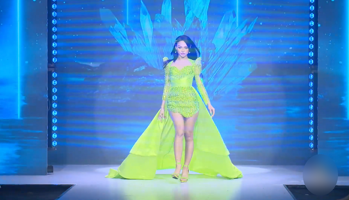 Á hậu Mai Ngô catwalk 'sập sàn' tại Brave Heart Show 2022: Đẳng cấp khó ai vượt mặt! Ảnh 1