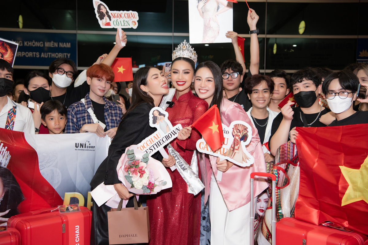 Các mỹ nhân Châu Á 'xuất quân' đến Miss Universe: Philippines không ai tiễn, Thái - Việt náo loạn sân bay Ảnh 7