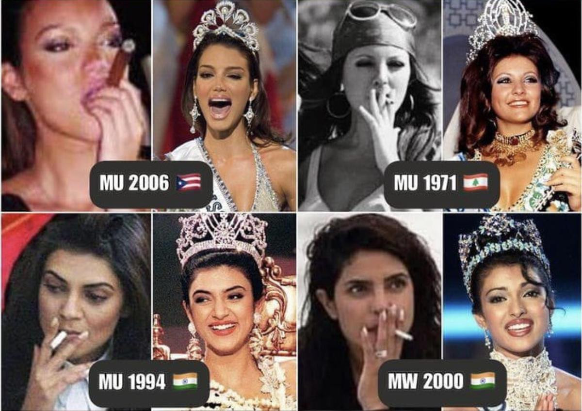 Đối thủ Ngọc Châu tại Miss Universe lộ clip hút thuốc 'phì phèo' đầy phản cảm Ảnh 4