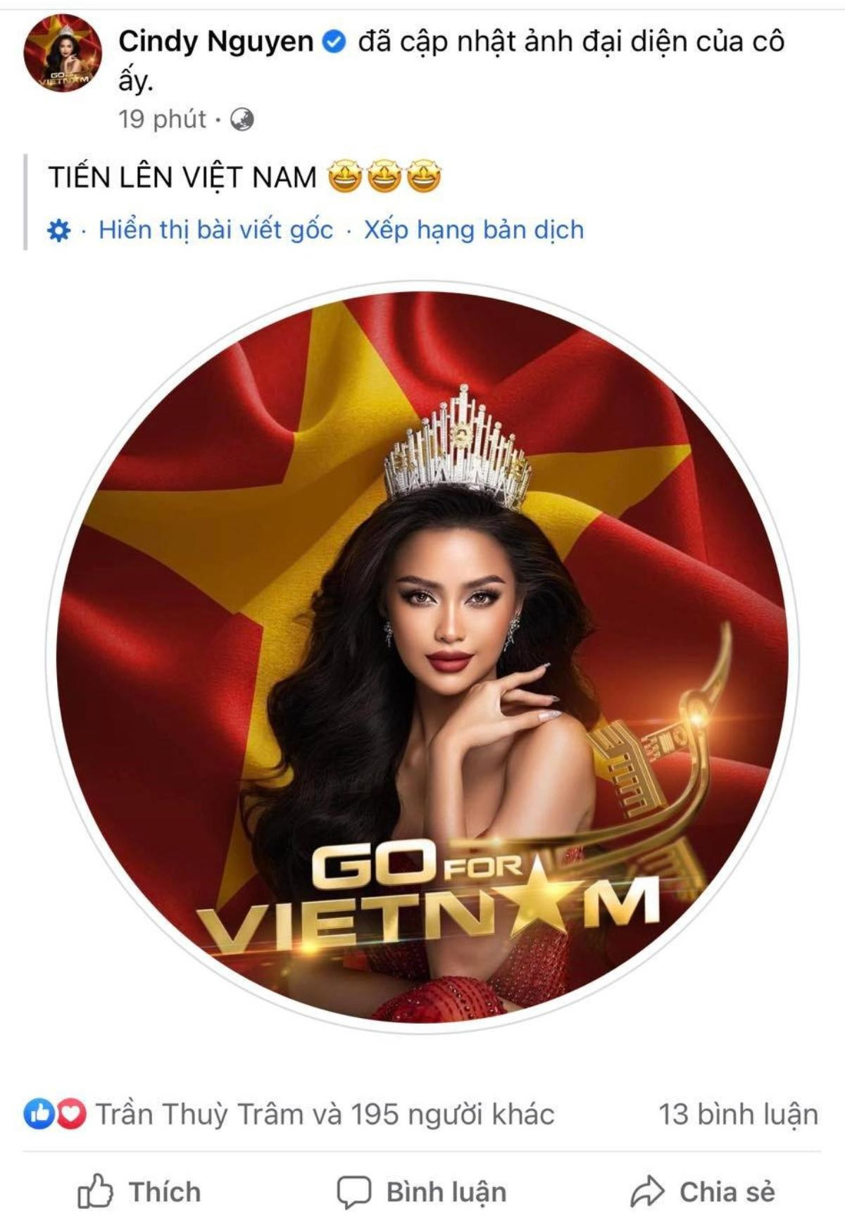 Khánh Vân, Kim Duyên cùng hàng loạt sao việt phủ sắc đỏ, ủng hộ Ngọc Châu tại Miss Universe 2022 Ảnh 12