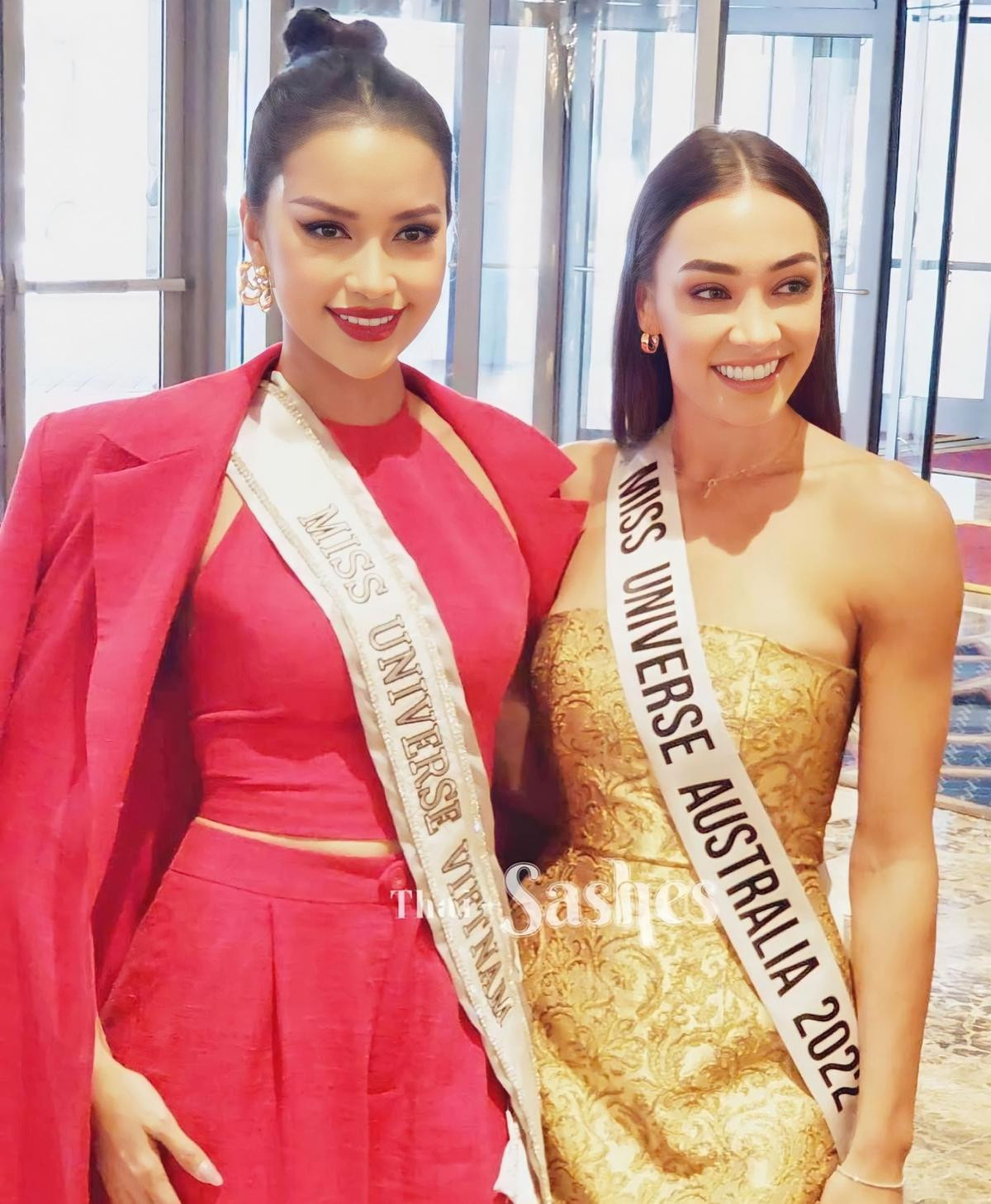 Ngọc Châu chính thức vào nhà chung Miss Universe: Hào quang nhuộm đỏ cả đất Mỹ, tự hào quá Việt Nam ơi! Ảnh 4