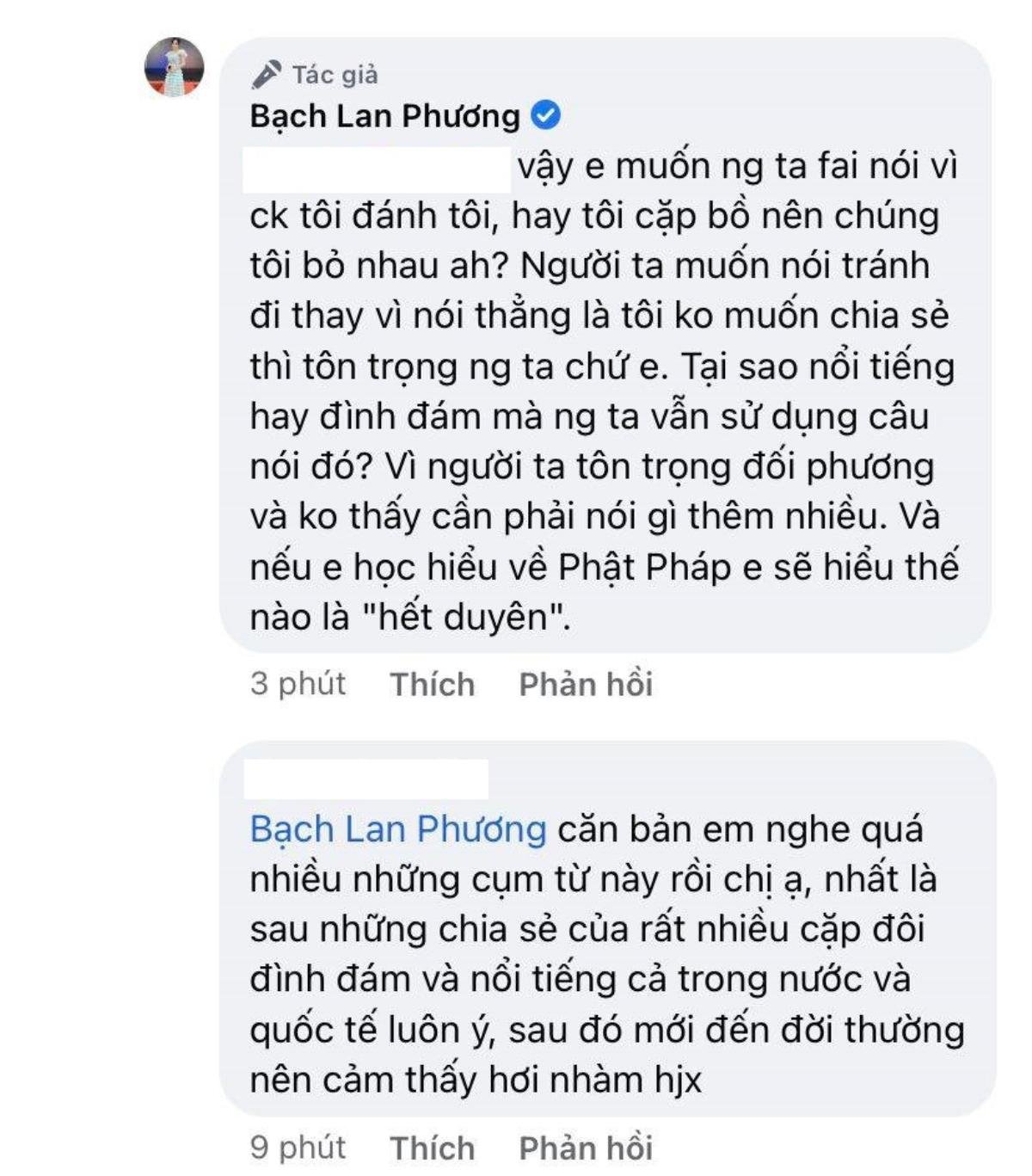 Bị chê 'nguỵ biện' khi nói 'hết duyên' với chồng cũ, bạn gái Huỳnh Anh 'đáp trả' cực gắt Ảnh 3