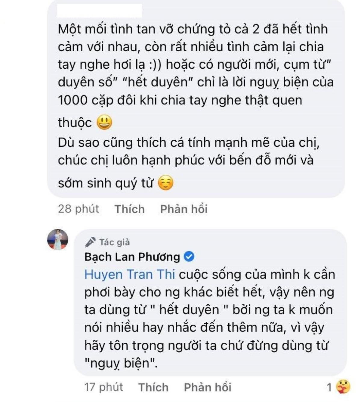 Bị chê 'nguỵ biện' khi nói 'hết duyên' với chồng cũ, bạn gái Huỳnh Anh 'đáp trả' cực gắt Ảnh 2