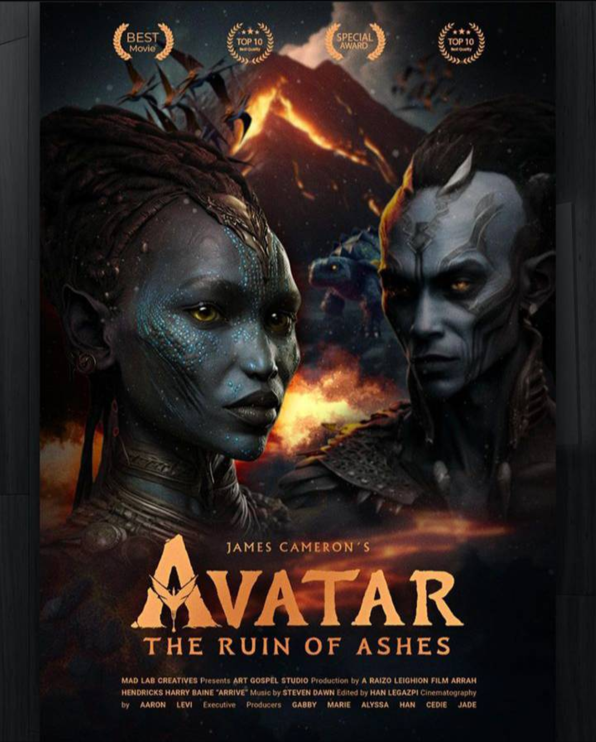 Avatar 3 lộ poster chính thức và tạo hình phản diện Na'vi Lửa, chuyện gì đây? Ảnh 3