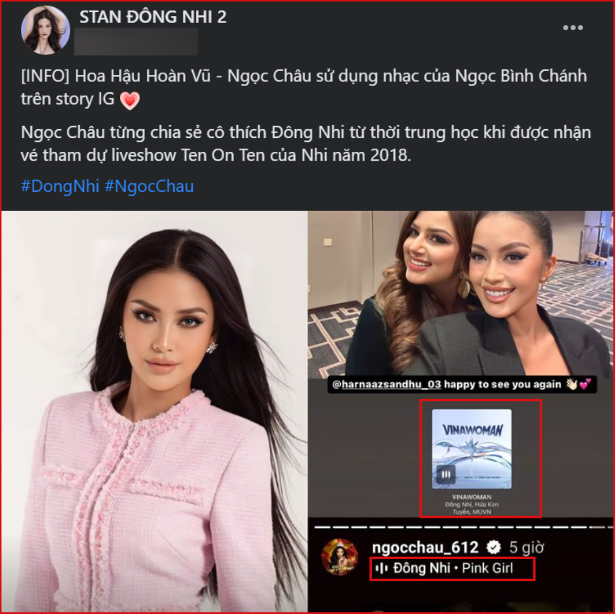 2 ca khúc của Đông Nhi theo chân Ngọc Châu tại Miss Universe 2022: Bạn đã biết chưa? Ảnh 2