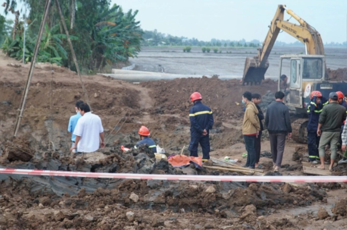 Ngày thứ 10 nỗ lực đưa thi thể Hạo Nam ra khỏi trụ bê tông: Đưa búa rung từ Vũng Tàu đến hiện trường Ảnh 1