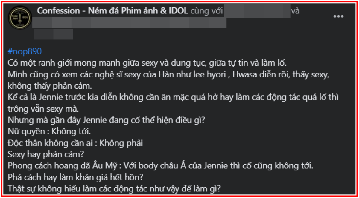 Tranh cãi lý do Jennie bị chỉ trích khi thay đổi hình ảnh gợi cảm: 'Đến fan còn thấy lố lăng, phản cảm' Ảnh 3