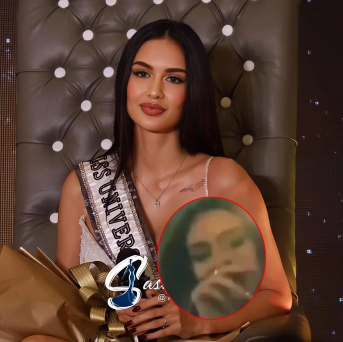 Miss Universe Philippines xuất hiện đầy căng thẳng, sụt giảm phong độ sau khi lộ quá khứ bê bối Ảnh 5