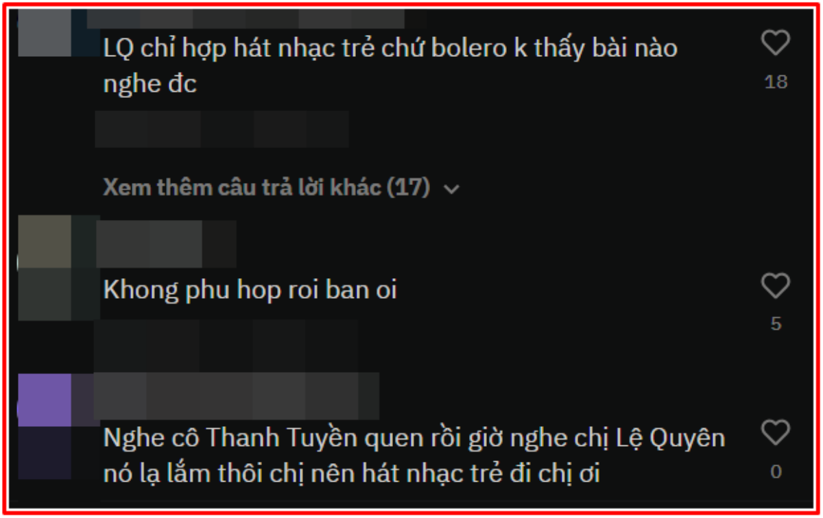 Lệ Quyên gây tranh cãi với sân khấu mới: 'Chỉ hợp hát nhạc trẻ, hát bolero không bài nào nghe được' Ảnh 2