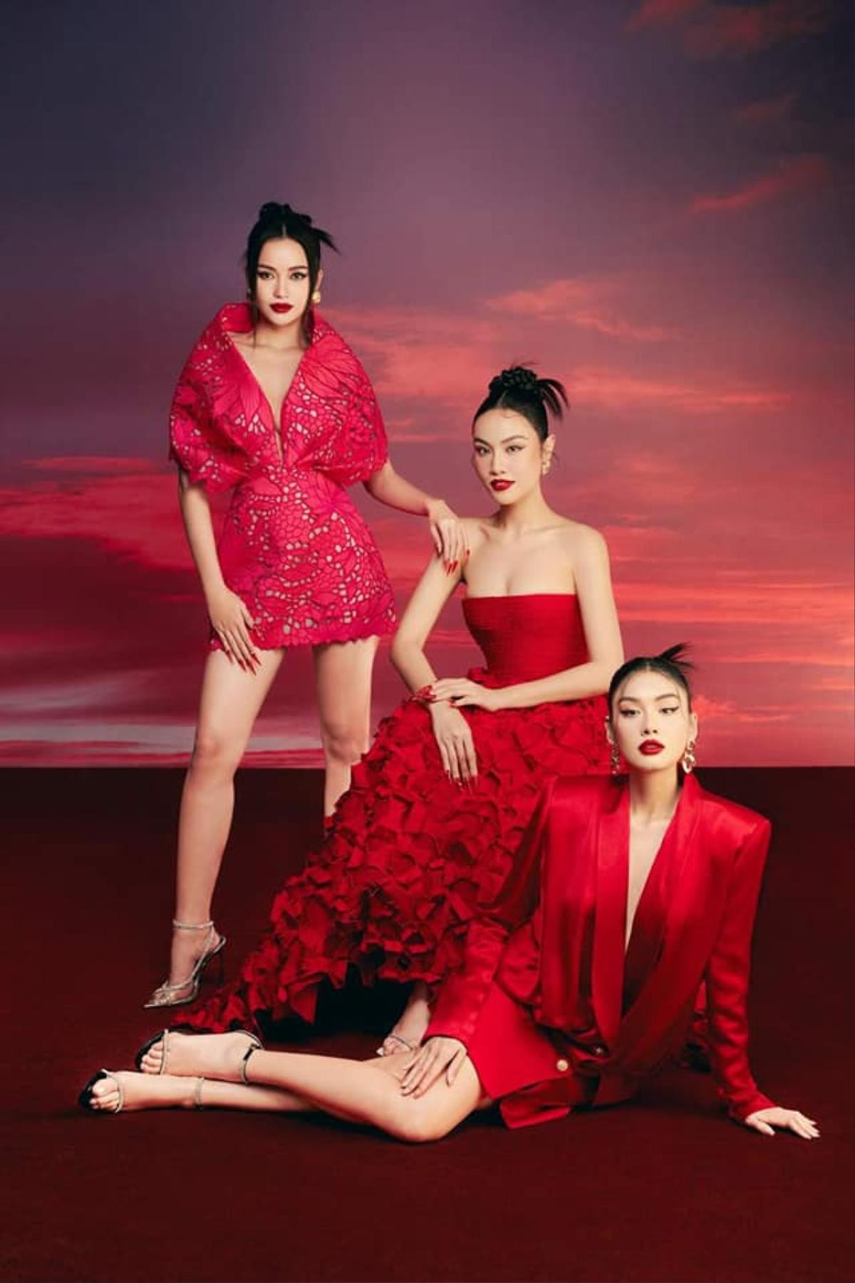 Top 3 Miss Universe Vietnam 2022 tung bộ ảnh mừng xuân: Visual sáng bừng, 'dính' hơn keo Ảnh 4