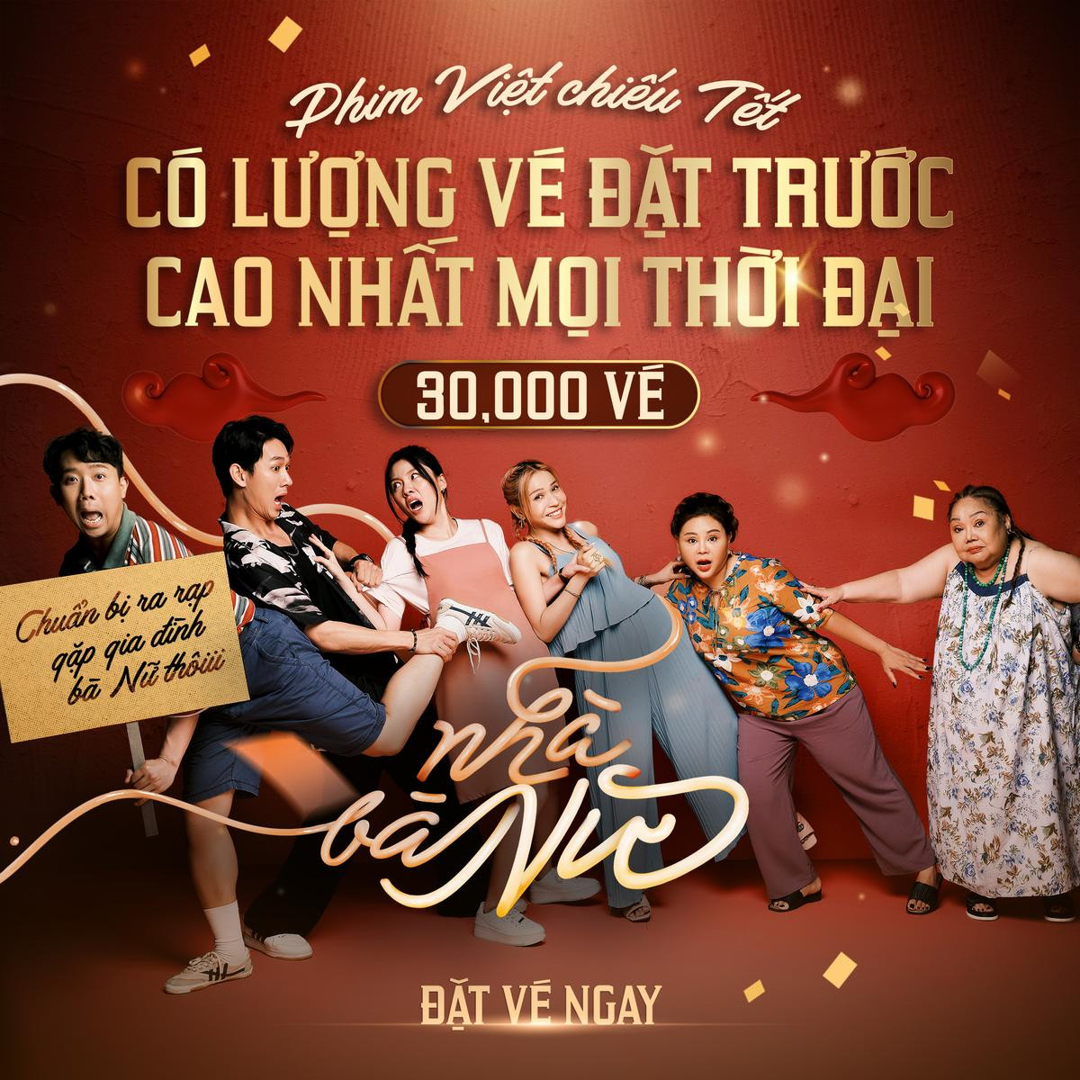 Nhà Bà Nữ của Trấn Thành lập kỷ lục, trở thành phim Tết có lượng vé đặt trước cao nhất mọi thời đại Ảnh 2