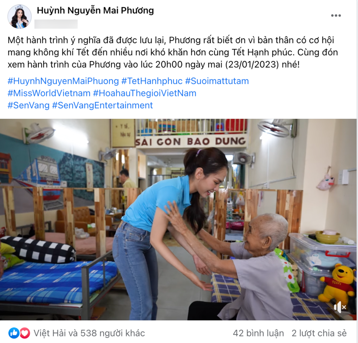 Hoa hậu Mai Phương có động thái 'lấy lòng' khán giả sau hàng loạt chỉ trích Ảnh 2