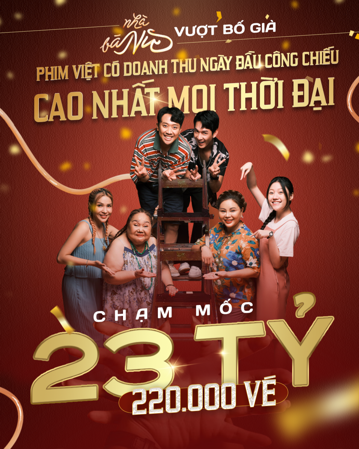 Nhà Bà Nữ vượt Bố Già, trở thành phim Việt có doanh thu ngày đầu công chiếu cao nhất mọi thời đại Ảnh 1