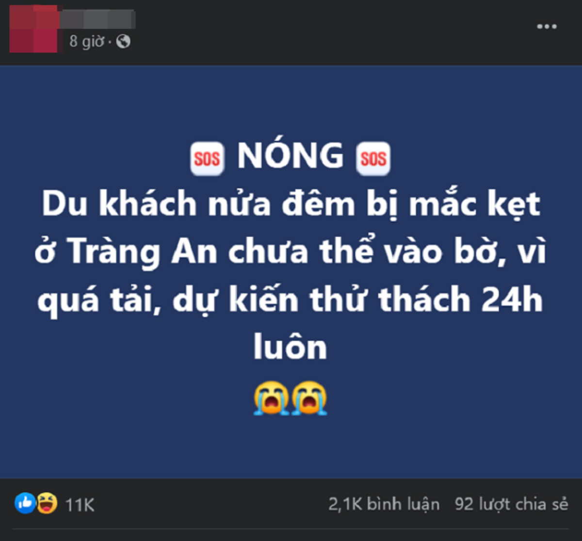 Thực hư thông tin Tràng An bị tắc thuyền khiến du khách mắc kẹt đến 12h đêm chưa thể vào bờ Ảnh 1