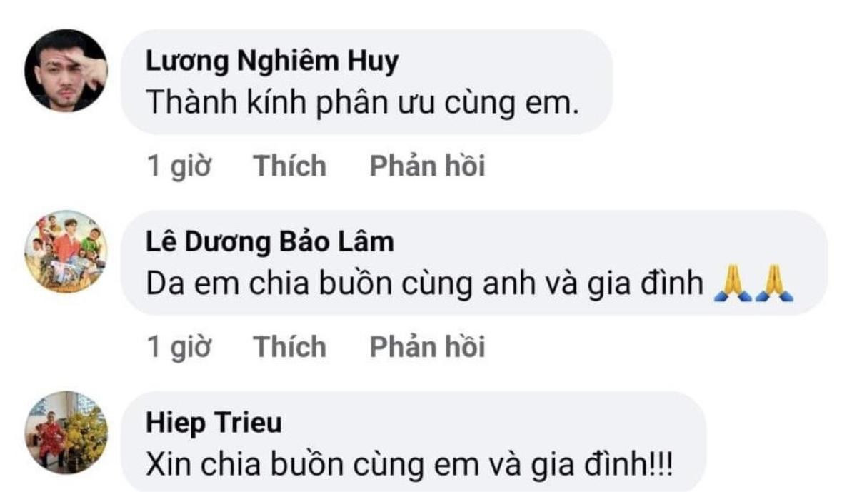 Ngô Kiến Huy báo tin tang sự ngày đầu năm, nhiều sao Việt gửi lời chia buồn Ảnh 2