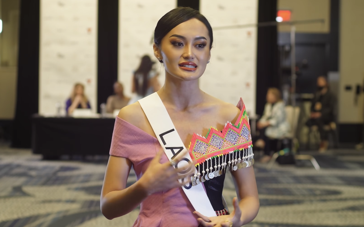 Phần phỏng vấn kín 'thần sầu' của đại diện Lào tại Miss Universe: Cứ ngỡ một H'Hen Niê thứ 2! Ảnh 2