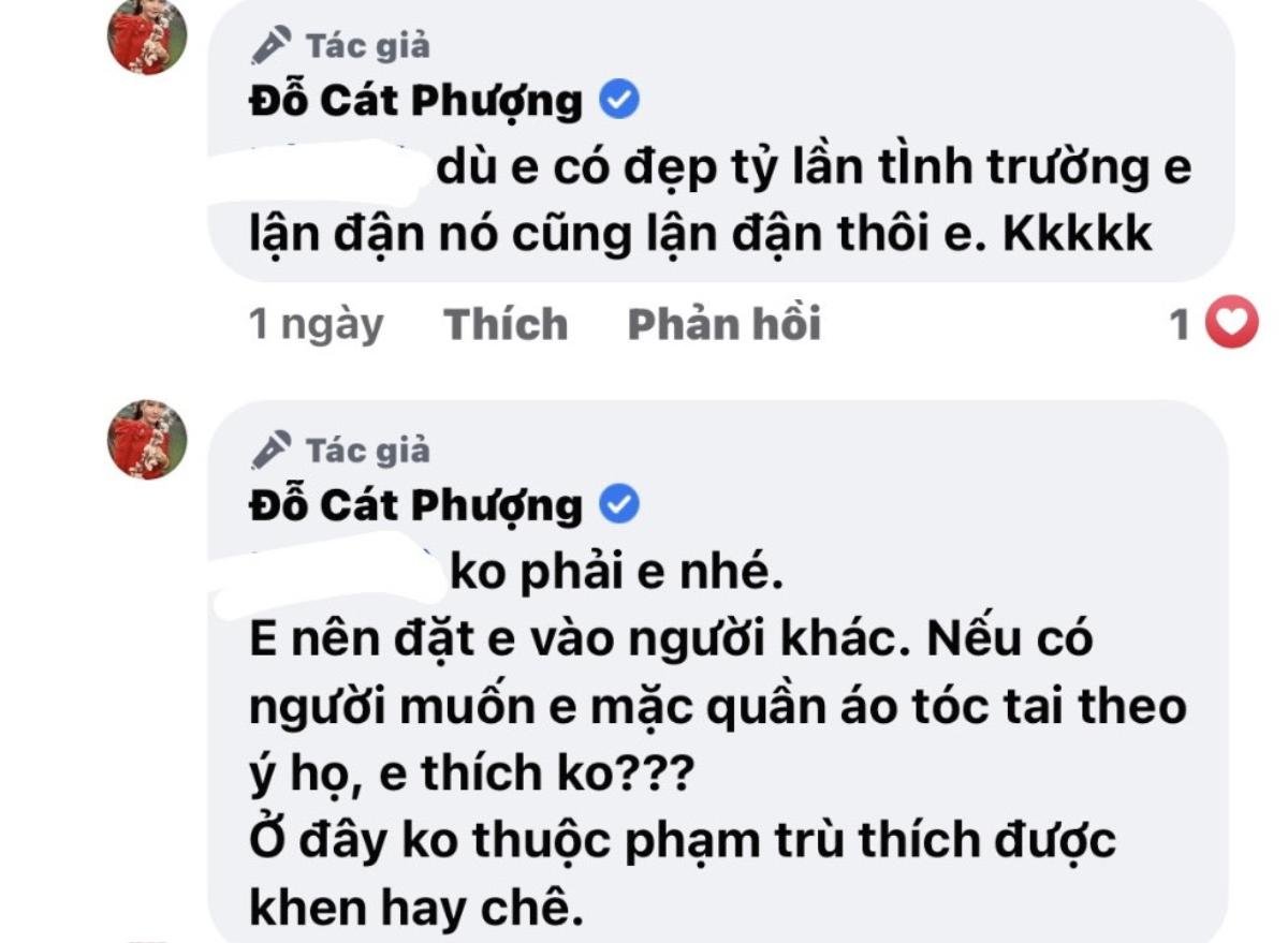 Bị chê kiểu tóc làm mặt đơ, Cát Phượng đáp trả cực gắt Ảnh 2