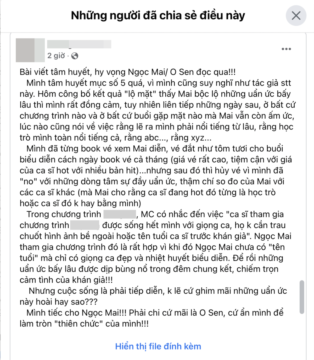 'Tôi tiếc cho O Sen! Sân si và trịch thượng, Ngọc Mai đánh mất nhiều tình cảm khán giả' Ảnh 3