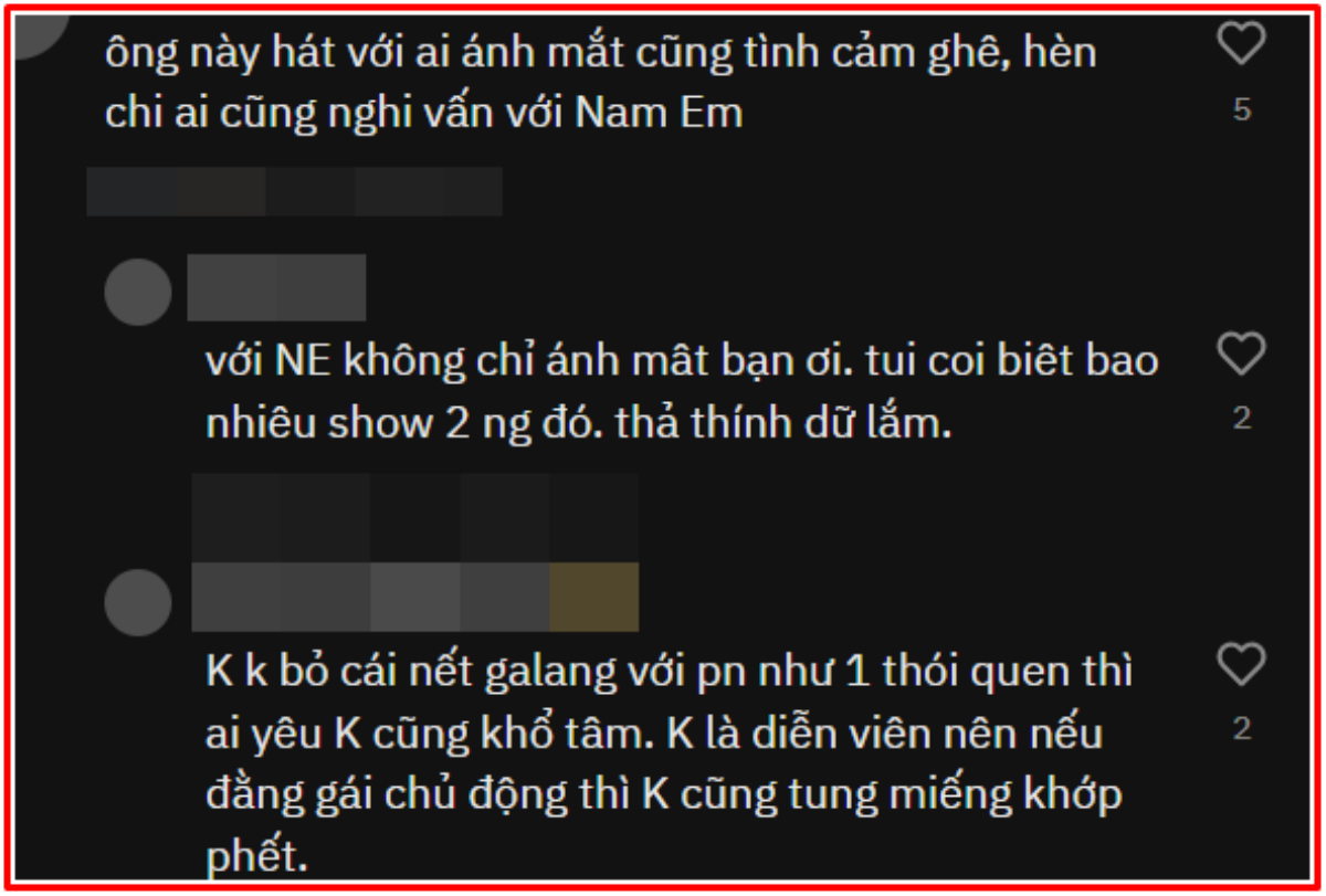 Sau Nam Em, Bạch Công Khanh bị chê trách khi hát cùng Tố My: 'Không bỏ cái nết đó ai yêu cũng khổ' Ảnh 1