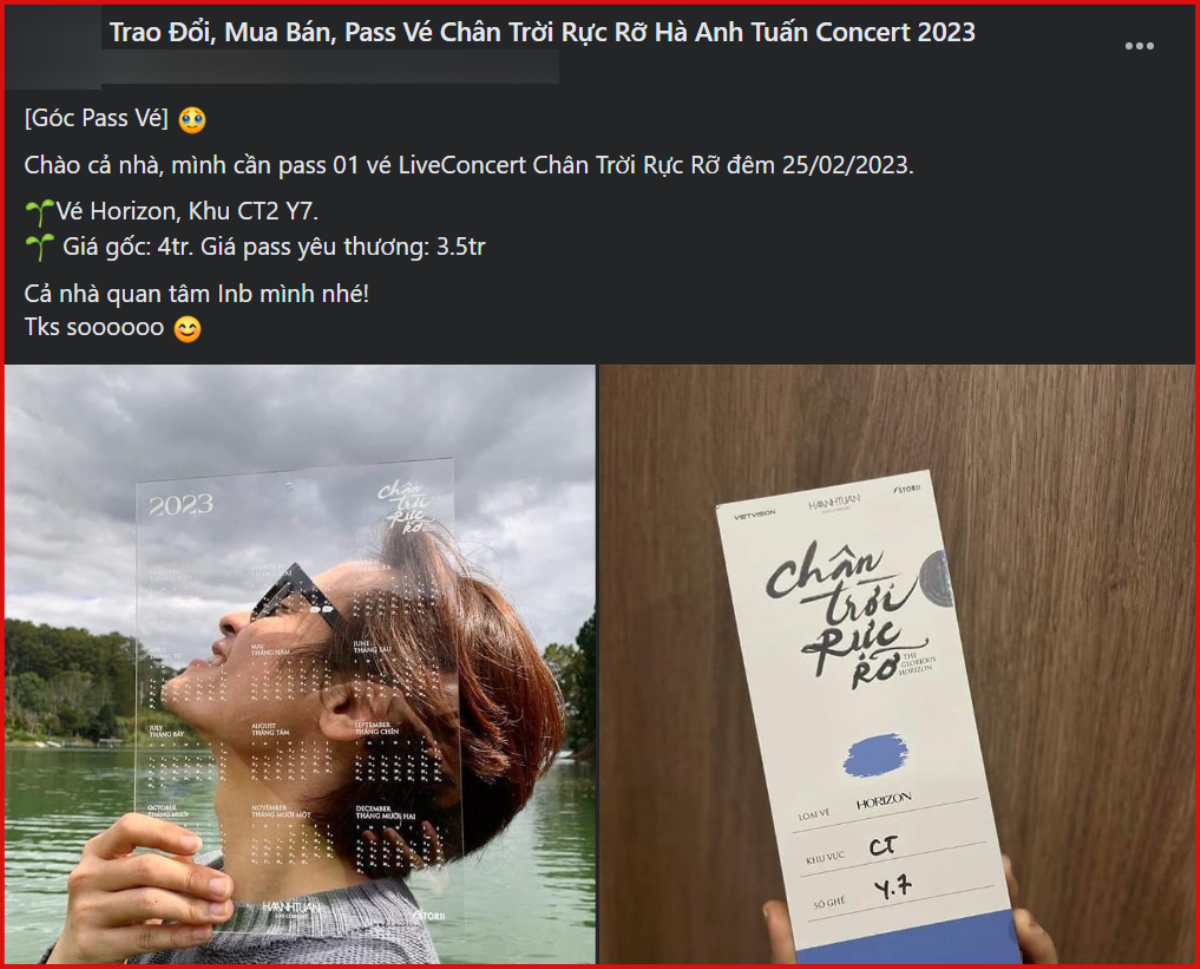 Giữa lúc 'gặp biến' khi vé concert liên tục bị sang nhượng, Hà Anh Tuấn có chia sẻ ẩn ý Ảnh 3