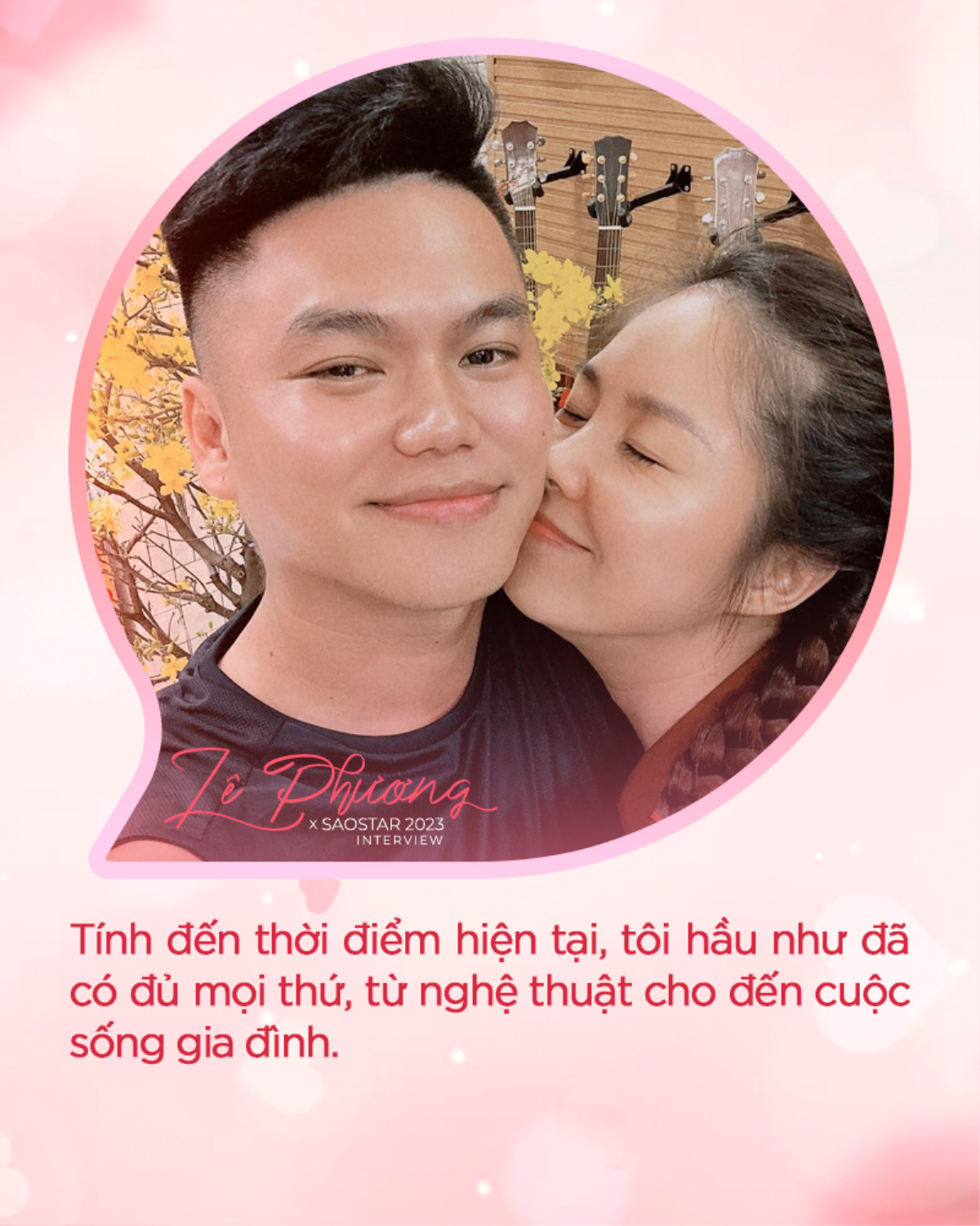 Diễn viên Lê Phương: 'Món quà Valentine lớn nhất mà tôi dành cho ông xã là bé Bông' Ảnh 2