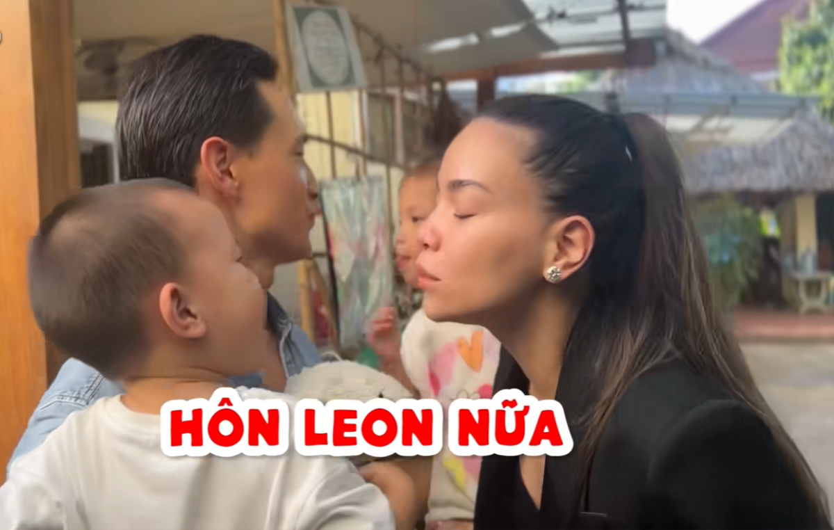 Hồ Ngọc Hà - Kim Lý bất ngờ thiên vị Lisa, 'cậu út' Leon liền có phản ứng khiến ai cũng bất ngờ Ảnh 3