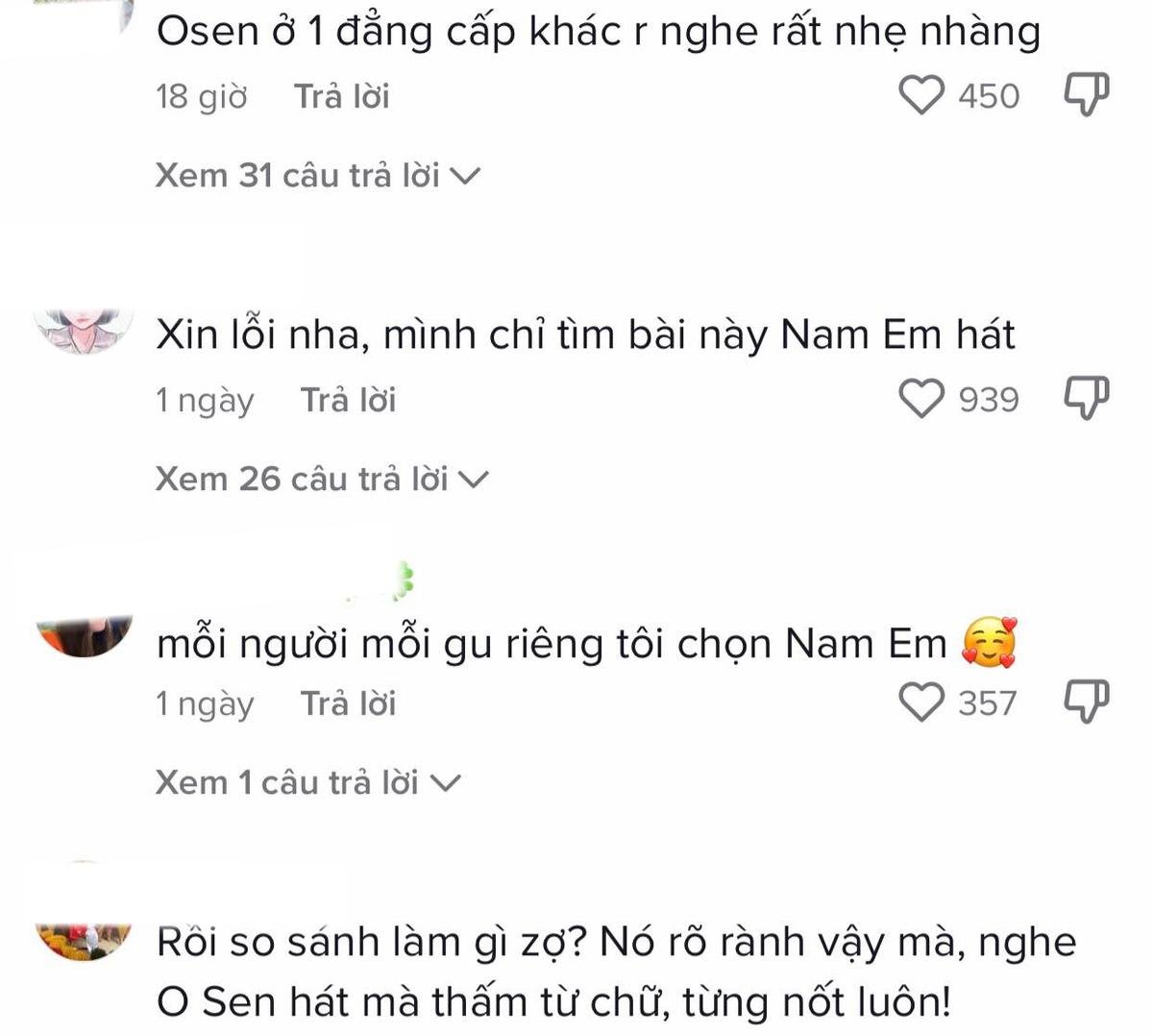 Trình diễn cùng một ca khúc, netizen đặt 'O Sen' Ngọc Mai và Nam Em lên 'bàn cân' so sánh Ảnh 4