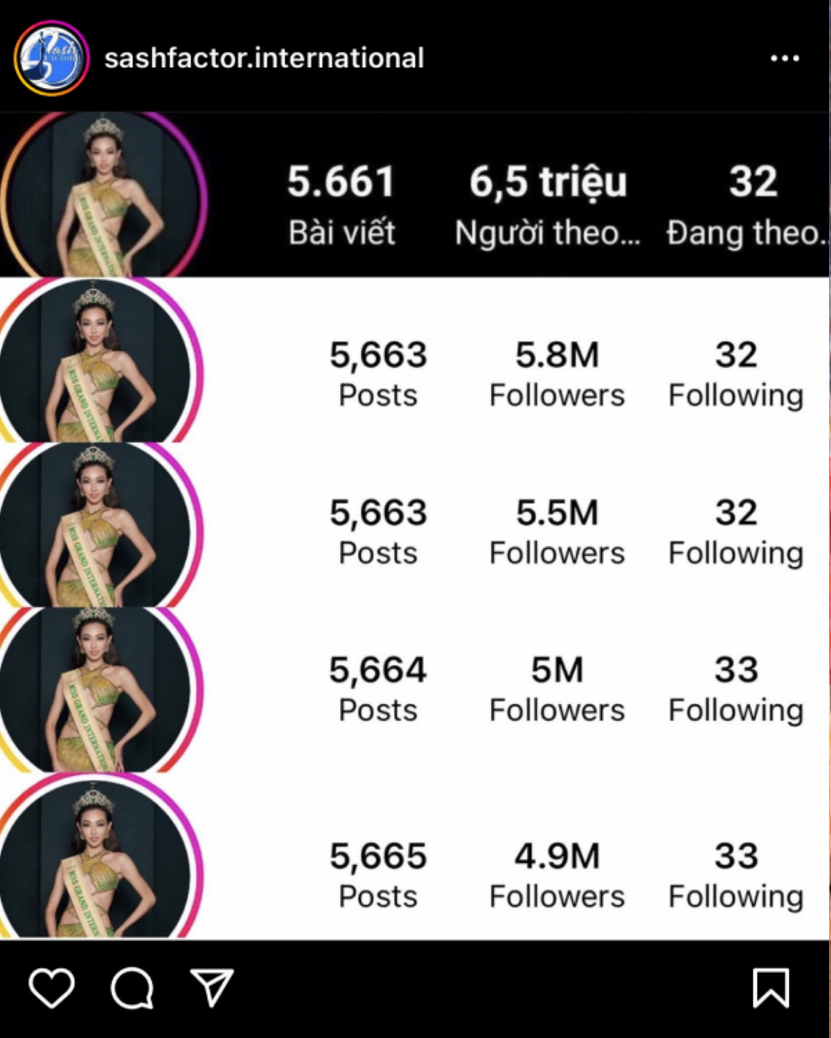 Chiêu cũ lặp lại: Fan Việt lại đòi 'unfollow' Miss Universe vì nghi Thảo Nhi Lê không được thi Hoa hậu Ảnh 3