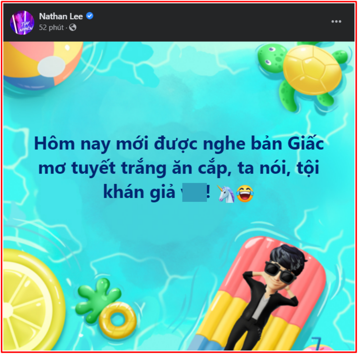 Nathan Lee ẩn ý Thủy Tiên 'ăn cắp', cảm thấy tội giùm khán giả? Ảnh 1