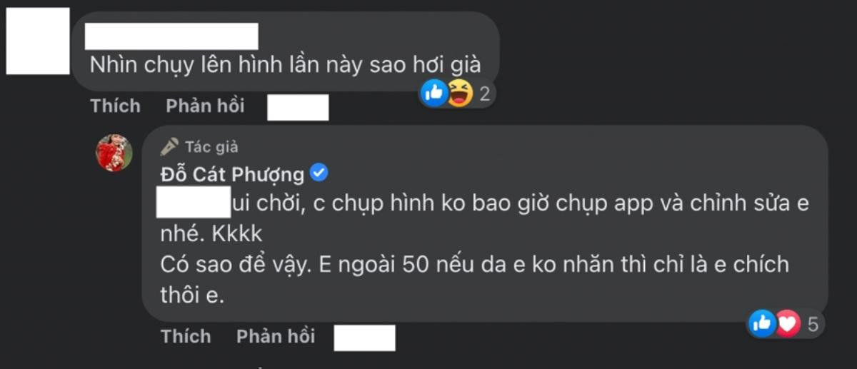 Bị chê lên hình 'hơi già', Cát Phượng thẳng thắn đáp trả Ảnh 5