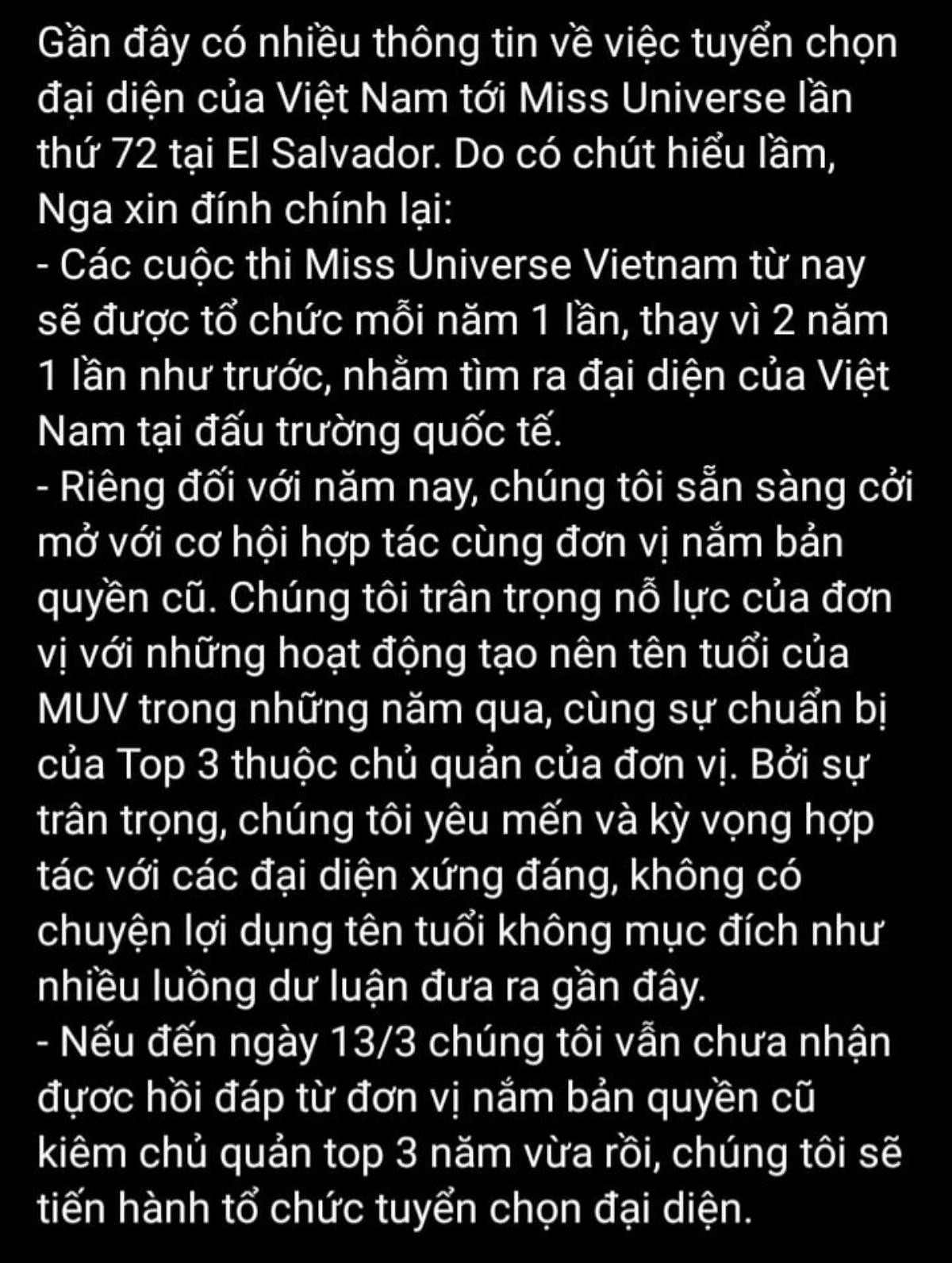 Giám đốc quốc gia Quỳnh Nga: 'Không lợi dụng tên tuổi của Thảo Nhi Lê, vẫn trao cơ hội thi quốc tế' Ảnh 2