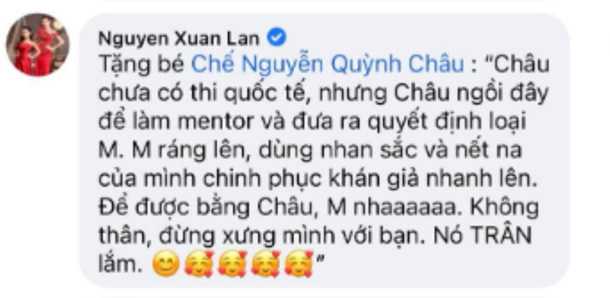 Á hậu Quỳnh Châu bị thí sinh 'cà khịa' không được đi thi quốc tế, Hương Giang lên tiếng đáp trả Ảnh 5