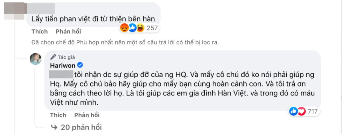 Bị chỉ trích chuyện từ thiện, Hari Won đáp trả cực gắt Ảnh 4