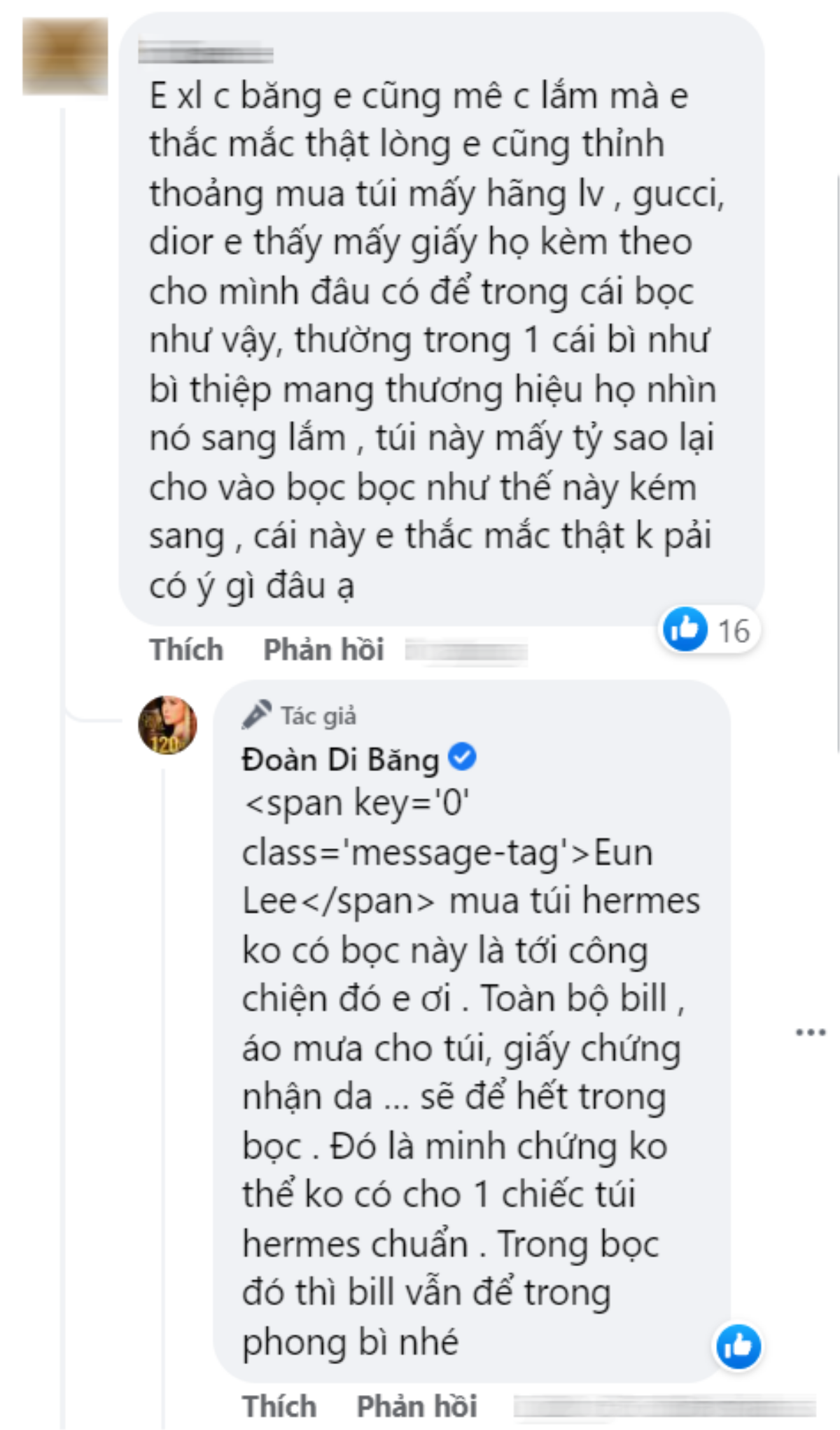 Đoàn Di Băng đưa ra loạt bằng chứng khi bị nghi mua túi hiệu giả, dân mạng nhìn vào chỉ biết 'sốc' Ảnh 3