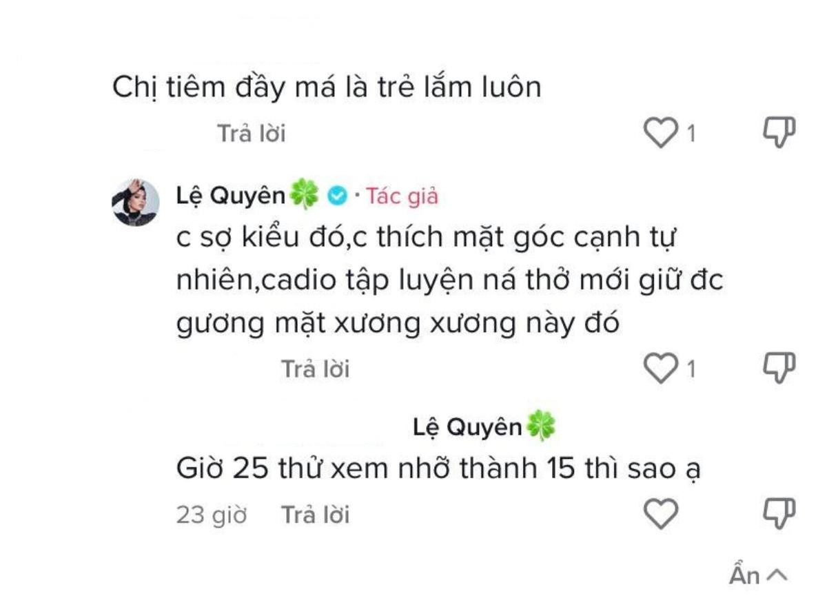 Vô tình để lộ 'mặt xương xương', Lệ Quyên nói gì khi được khuyên nên 'trùng tu' nhan sắc ở tuổi 42? Ảnh 3